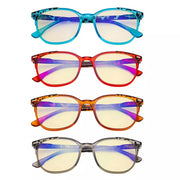 eyekeeper.com 4 Pack Blue Light Filter Browline Glass Hipster Style TM9001D Eyeglasses White Smoke 4 Pairs Mix / without magnification,4 Pairs Mix / +0.50,4 Pairs Mix / +0.75,4 Pairs Mix / +1.00,4 Pairs Mix / +1.25,4 Pairs Mix / +1.50,4 Pairs Mix / +1.75,4 Pairs Mix / +2.00,4 Pairs Mix / +2.50,4 Pairs Mix / +3.00