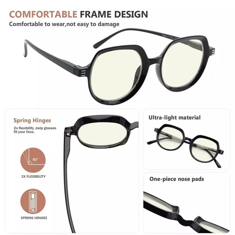 eyekeeper.com 4 Pack Blue Light Filter Reading Glasses UV2016 Eyeglasses White Smoke 4 Pairs Mix / without magnification,4 Pairs Mix / +0.50,4 Pairs Mix / +0.75,4 Pairs Mix / +1.00,4 Pairs Mix / +1.25,4 Pairs Mix / +1.50,4 Pairs Mix / +1.75,4 Pairs Mix / +2.00,4 Pairs Mix / +2.50,4 Pairs Mix / +3.00