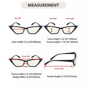 eyekeeper.com 4 Pack Blue Light Glasses Cat-eye Reading Glasses UVR2131 Eyeglasses White Smoke 4 Pairs Mix / without magnification,4 Pairs Mix / +0.50,4 Pairs Mix / +0.75,4 Pairs Mix / +1.00,4 Pairs Mix / +1.25,4 Pairs Mix / +1.50,4 Pairs Mix / +1.75,4 Pairs Mix / +2.00,4 Pairs Mix / +2.25,4 Pairs Mix / +2.50,4 Pairs Mix / +3.00,4 Pairs Mix / +3.50