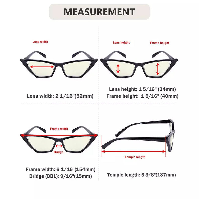 eyekeeper.com 4 Pack Blue Light Glasses Cat-eye Reading Glasses UVR2131 Eyeglasses White Smoke 4 Pairs Mix / without magnification,4 Pairs Mix / +0.50,4 Pairs Mix / +0.75,4 Pairs Mix / +1.00,4 Pairs Mix / +1.25,4 Pairs Mix / +1.50,4 Pairs Mix / +1.75,4 Pairs Mix / +2.00,4 Pairs Mix / +2.25,4 Pairs Mix / +2.50,4 Pairs Mix / +3.00,4 Pairs Mix / +3.50