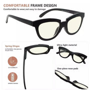 eyekeeper.com 4 Pack Blue Light Reading Glasses Cat-eye Style UV2102 Eyeglasses White Smoke 4 Pairs Mix / without magnification,4 Pairs Mix / +0.50,4 Pairs Mix / +0.75,4 Pairs Mix / +1.00,4 Pairs Mix / +1.25,4 Pairs Mix / +1.50,4 Pairs Mix / +1.75,4 Pairs Mix / +2.00,4 Pairs Mix / +2.25,4 Pairs Mix / +2.50,4 Pairs Mix / +2.75,4 Pairs Mix / +3.00