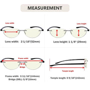 eyekeeper.com 4 Pack Blue Light Reading Glasses Half Moon Style UVR2202 Eyeglasses White Smoke 4 Pairs Mix / without magnification,4 Pairs Mix / +0.50,4 Pairs Mix / +0.75,4 Pairs Mix / +1.00,4 Pairs Mix / +1.25,4 Pairs Mix / +1.50,4 Pairs Mix / +1.75,4 Pairs Mix / +2.00,4 Pairs Mix / +2.25,4 Pairs Mix / +2.50,4 Pairs Mix / +3.00,4 Pairs Mix / +3.50