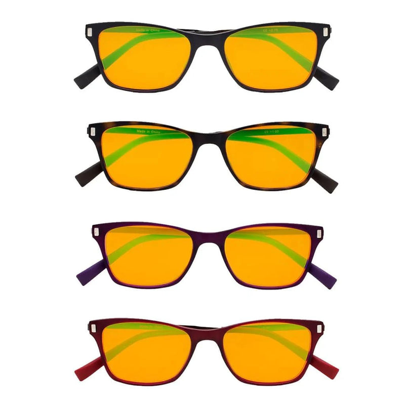 eyekeeper.com 4 Pack Cat Eye Blue Light Blocking Reading Glasses DSDT1793 Eyeglasses White Smoke 4 Pairs Mix / without magnification,4 Pairs Mix / +0.50,4 Pairs Mix / +0.75,4 Pairs Mix / +1.00,4 Pairs Mix / +1.25,4 Pairs Mix / +1.50,4 Pairs Mix / +1.75,4 Pairs Mix / +2.00
