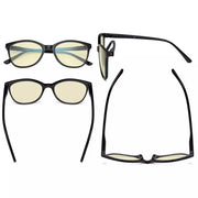 eyekeeper.com 4 Pack Cat-eye Blue Light Blocking Reading Glasses TMFH1570 Eyeglasses White Smoke 4 Pairs Mix / without magnification,4 Pairs Mix / +0.50,4 Pairs Mix / +0.75,4 Pairs Mix / +1.00,4 Pairs Mix / +1.25,4 Pairs Mix / +1.50,4 Pairs Mix / +1.75,4 Pairs Mix / +2.00,4 Pairs Mix / +2.50,4 Pairs Mix / +3.00
