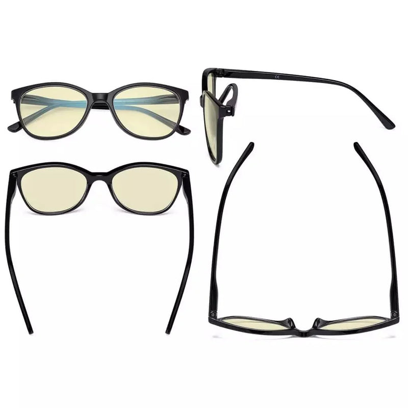eyekeeper.com 4 Pack Cat-eye Blue Light Blocking Reading Glasses TMFH1570 Eyeglasses White Smoke 4 Pairs Mix / without magnification,4 Pairs Mix / +0.50,4 Pairs Mix / +0.75,4 Pairs Mix / +1.00,4 Pairs Mix / +1.25,4 Pairs Mix / +1.50,4 Pairs Mix / +1.75,4 Pairs Mix / +2.00,4 Pairs Mix / +2.50,4 Pairs Mix / +3.00