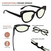 eyekeeper.com 4 Pack Cat-eye Blue Light Filter Readers UV2113 Eyeglasses White Smoke 4 Pairs Mix / without magnification,4 Pairs Mix / +0.50,4 Pairs Mix / +0.75,4 Pairs Mix / +1.00,4 Pairs Mix / +1.25,4 Pairs Mix / +1.50,4 Pairs Mix / +1.75,4 Pairs Mix / +2.00,4 Pairs Mix / +2.25,4 Pairs Mix / +2.50,4 Pairs Mix / +2.75,4 Pairs Mix / +3.00