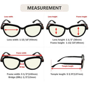 eyekeeper.com 4 Pack Cat-eye Blue Light Filter Readers UV2113 Eyeglasses White Smoke 4 Pairs Mix / without magnification,4 Pairs Mix / +0.50,4 Pairs Mix / +0.75,4 Pairs Mix / +1.00,4 Pairs Mix / +1.25,4 Pairs Mix / +1.50,4 Pairs Mix / +1.75,4 Pairs Mix / +2.00,4 Pairs Mix / +2.25,4 Pairs Mix / +2.50,4 Pairs Mix / +2.75,4 Pairs Mix / +3.00