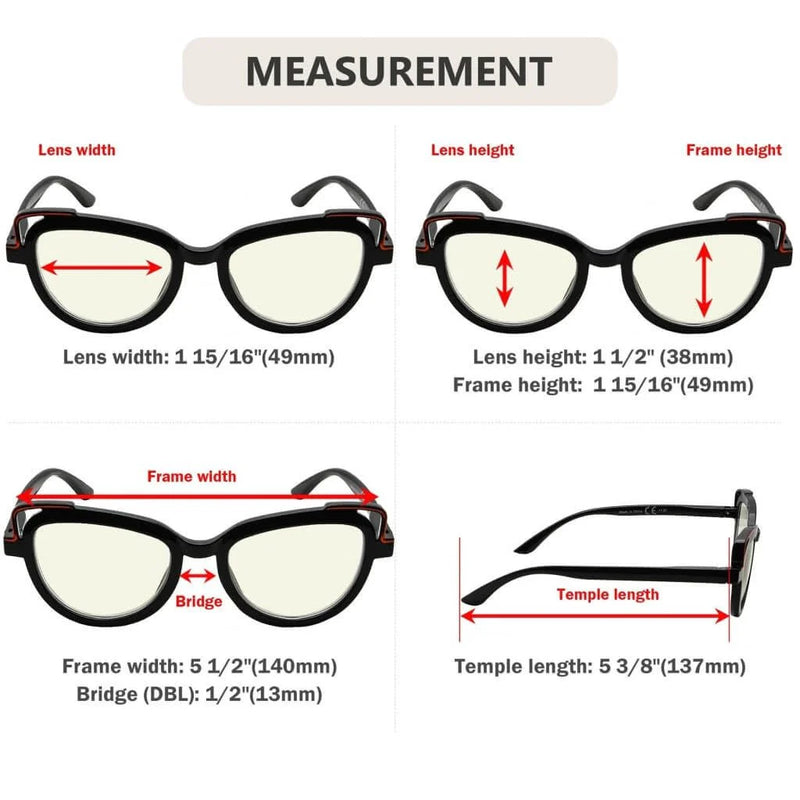 eyekeeper.com 4 Pack Cat-eye Blue Light Filter Readers UV2113 Eyeglasses White Smoke 4 Pairs Mix / without magnification,4 Pairs Mix / +0.50,4 Pairs Mix / +0.75,4 Pairs Mix / +1.00,4 Pairs Mix / +1.25,4 Pairs Mix / +1.50,4 Pairs Mix / +1.75,4 Pairs Mix / +2.00,4 Pairs Mix / +2.25,4 Pairs Mix / +2.50,4 Pairs Mix / +2.75,4 Pairs Mix / +3.00