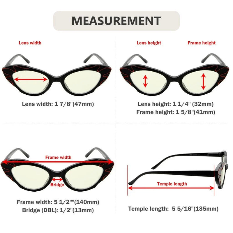 eyekeeper.com 4 Pack Cat-eye Blue Light Filter Readers UV2116 Eyeglasses White Smoke 4 Pairs Mix / without magnification,4 Pairs Mix / +0.50,4 Pairs Mix / +0.75,4 Pairs Mix / +1.00,4 Pairs Mix / +1.25,4 Pairs Mix / +1.50,4 Pairs Mix / +1.75,4 Pairs Mix / +2.00,4 Pairs Mix / +2.25,4 Pairs Mix / +2.50,4 Pairs Mix / +2.75,4 Pairs Mix / +3.00
