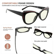 eyekeeper.com 4 Pack Cat-eye Blue Light Filter Readers UV2118 Eyeglasses White Smoke 4 Pairs Mix / without magnification,4 Pairs Mix / +0.50,4 Pairs Mix / +0.75,4 Pairs Mix / +1.00,4 Pairs Mix / +1.25,4 Pairs Mix / +1.50,4 Pairs Mix / +1.75,4 Pairs Mix / +2.00,4 Pairs Mix / +2.25,4 Pairs Mix / +2.50,4 Pairs Mix / +2.75,4 Pairs Mix / +3.00