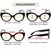 eyekeeper.com 4 Pack Cat-eye Blue Light Filter Readers UVR2012 Eyeglasses White Smoke 4 Pairs Mix / without magnification,4 Pairs Mix / +0.50,4 Pairs Mix / +0.75,4 Pairs Mix / +1.00,4 Pairs Mix / +1.25,4 Pairs Mix / +1.50,4 Pairs Mix / +1.75,4 Pairs Mix / +2.00,4 Pairs Mix / +2.50,4 Pairs Mix / +3.00