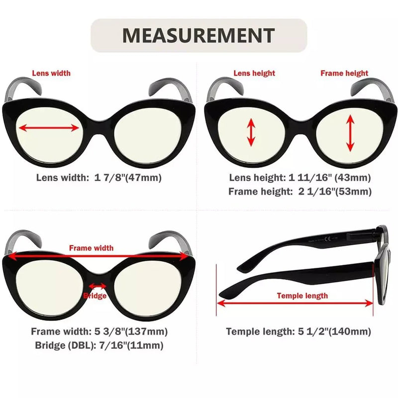 eyekeeper.com 4 Pack Cat-eye Blue Light Filter Readers UVR2012 Eyeglasses White Smoke 4 Pairs Mix / without magnification,4 Pairs Mix / +0.50,4 Pairs Mix / +0.75,4 Pairs Mix / +1.00,4 Pairs Mix / +1.25,4 Pairs Mix / +1.50,4 Pairs Mix / +1.75,4 Pairs Mix / +2.00,4 Pairs Mix / +2.50,4 Pairs Mix / +3.00