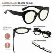 eyekeeper.com 4 Pack Cat-eye Blue Light Filter Readers UVR2012 Eyeglasses White Smoke 4 Pairs Mix / without magnification,4 Pairs Mix / +0.50,4 Pairs Mix / +0.75,4 Pairs Mix / +1.00,4 Pairs Mix / +1.25,4 Pairs Mix / +1.50,4 Pairs Mix / +1.75,4 Pairs Mix / +2.00,4 Pairs Mix / +2.50,4 Pairs Mix / +3.00