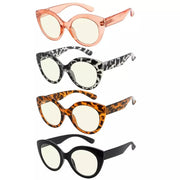 eyekeeper.com 4 Pack Cat-eye Blue Light Filter Readers UVR2012 Eyeglasses White Smoke 4 Pairs Mix / without magnification,4 Pairs Mix / +0.50,4 Pairs Mix / +0.75,4 Pairs Mix / +1.00,4 Pairs Mix / +1.25,4 Pairs Mix / +1.50,4 Pairs Mix / +1.75,4 Pairs Mix / +2.00,4 Pairs Mix / +2.50,4 Pairs Mix / +3.00