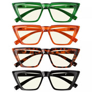 eyekeeper.com 4 Pack Cat-eye Blue Light Filter Reading Glasses UV2138 Eyeglasses White Smoke 4 Pairs Mix / without magnification,4 Pairs Mix / +0.50,4 Pairs Mix / +0.75,4 Pairs Mix / +1.00,4 Pairs Mix / +1.25,4 Pairs Mix / +1.50,4 Pairs Mix / +1.75,4 Pairs Mix / +2.00,4 Pairs Mix / +2.25,4 Pairs Mix / +2.50,4 Pairs Mix / +3.00,4 Pairs Mix / +3.50