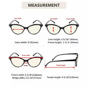 eyekeeper.com 4 Pack Cat-eye Blue Light Filter Reading Glasses UVR9112 Eyeglasses White Smoke 4 Pairs Mix / without magnification,4 Pairs Mix / +0.50,4 Pairs Mix / +0.75,4 Pairs Mix / +1.00,4 Pairs Mix / +1.25,4 Pairs Mix / +1.50,4 Pairs Mix / +1.75,4 Pairs Mix / +2.00,4 Pairs Mix / +2.50,4 Pairs Mix / +3.00