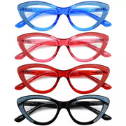eyekeeper.com 4 Pack Cat-eye Design Chic Reading Glasses R2029 Eyeglasses White Smoke 4 Pairs Mix / without magnification,4 Pairs Mix / +0.50,4 Pairs Mix / +0.75,4 Pairs Mix / +1.00,4 Pairs Mix / +1.25,4 Pairs Mix / +1.50,4 Pairs Mix / +1.75,4 Pairs Mix / +2.00,4 Pairs Mix / +2.25,4 Pairs Mix / +2.50,4 Pairs Mix / +2.75,4 Pairs Mix / +3.00