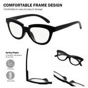 eyekeeper.com 4 Pack Cat-eye Multifocus Reading Glasses M2102 Eyeglasses White Smoke 4 Pairs Mix / +1.00,4 Pairs Mix / +1.25,4 Pairs Mix / +1.50,4 Pairs Mix / +1.75,4 Pairs Mix / +2.00,4 Pairs Mix / +2.25,4 Pairs Mix / +2.50,4 Pairs Mix / +3.00,4 Pairs Mix / +3.50