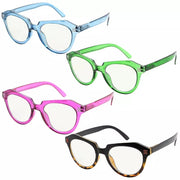 eyekeeper.com 4 Pack Cat-eye Multifocus Reading Glasses M2110 Eyeglasses White Smoke 4 Pairs Mix / +1.00,4 Pairs Mix / +1.25,4 Pairs Mix / +1.50,4 Pairs Mix / +1.75,4 Pairs Mix / +2.00,4 Pairs Mix / +2.25,4 Pairs Mix / +2.50,4 Pairs Mix / +3.00,4 Pairs Mix / +3.50