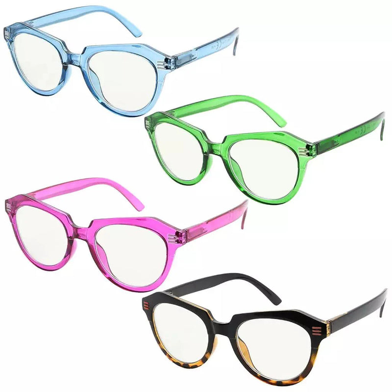 eyekeeper.com 4 Pack Cat-eye Multifocus Reading Glasses M2110 Eyeglasses White Smoke 4 Pairs Mix / +1.00,4 Pairs Mix / +1.25,4 Pairs Mix / +1.50,4 Pairs Mix / +1.75,4 Pairs Mix / +2.00,4 Pairs Mix / +2.25,4 Pairs Mix / +2.50,4 Pairs Mix / +3.00,4 Pairs Mix / +3.50