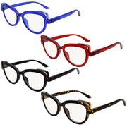 eyekeeper.com 4 Pack Cat-eye Progressive Multifocal Readers M2113 Eyeglasses White Smoke 4 Pairs Mix / +1.00,4 Pairs Mix / +1.25,4 Pairs Mix / +1.50,4 Pairs Mix / +1.75,4 Pairs Mix / +2.00,4 Pairs Mix / +2.25,4 Pairs Mix / +2.50,4 Pairs Mix / +3.00,4 Pairs Mix / +3.50