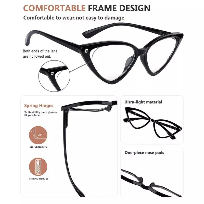 eyekeeper.com 4 Pack Cat-eye Reading Glasses Stylish Readers R2134 Eyeglasses White Smoke 4 Pairs Mix / +0.50,4 Pairs Mix / +0.75,4 Pairs Mix / +1.00,4 Pairs Mix / +1.25,4 Pairs Mix / +1.50,4 Pairs Mix / +1.75,4 Pairs Mix / +2.00,4 Pairs Mix / +2.25,4 Pairs Mix / +2.50,4 Pairs Mix / +2.75,4 Pairs Mix / +3.00,4 Pairs Mix / +3.50,4 Pairs Mix / +