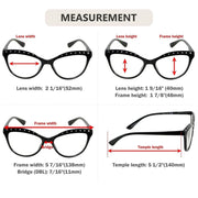 eyekeeper.com 4 Pack Cat-eye Rhinestone Reading Glasses R2001 Eyeglasses White Smoke 4 Pairs Mix / without magnification,4 Pairs Mix / +0.50,4 Pairs Mix / +0.75,4 Pairs Mix / +1.00,4 Pairs Mix / +1.25,4 Pairs Mix / +1.50,4 Pairs Mix / +1.75,4 Pairs Mix / +2.00,4 Pairs Mix / +2.25,4 Pairs Mix / +2.50,4 Pairs Mix / +2.75,4 Pairs Mix / +3.00
