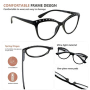 eyekeeper.com 4 Pack Cat-eye Rhinestone Reading Glasses R2001 Eyeglasses White Smoke 4 Pairs Mix / without magnification,4 Pairs Mix / +0.50,4 Pairs Mix / +0.75,4 Pairs Mix / +1.00,4 Pairs Mix / +1.25,4 Pairs Mix / +1.50,4 Pairs Mix / +1.75,4 Pairs Mix / +2.00,4 Pairs Mix / +2.25,4 Pairs Mix / +2.50,4 Pairs Mix / +2.75,4 Pairs Mix / +3.00