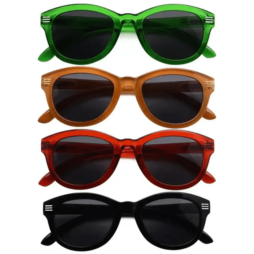 eyekeeper.com 4 Pack Cat-eye Style Bifocal Sunglasses SBR2107 Sunglasses White Smoke 4 Pairs Mix / +1.00,4 Pairs Mix / +1.50,4 Pairs Mix / +2.00,4 Pairs Mix / +2.50,4 Pairs Mix / +3.00