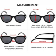eyekeeper.com 4 Pack Cat-eye Style Bifocal Sunglasses SBR2107 Sunglasses White Smoke 4 Pairs Mix / +1.00,4 Pairs Mix / +1.50,4 Pairs Mix / +2.00,4 Pairs Mix / +2.50,4 Pairs Mix / +3.00