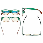 eyekeeper.com 4 Pack Blue Light Filter Reading Glasses UVR124D Eyeglasses White Smoke 4 Pairs Mix / without magnification,4 Pairs Mix / +0.50,4 Pairs Mix / +0.75,4 Pairs Mix / +1.00,4 Pairs Mix / +1.25,4 Pairs Mix / +1.50,4 Pairs Mix / +1.75,4 Pairs Mix / +2.00,4 Pairs Mix / +2.50,4 Pairs Mix / +3.00