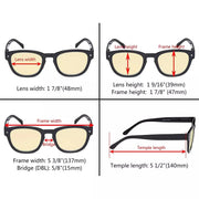 eyekeeper.com 4 Pack Classic Blue Light Blocking Reading Glasses TM089 Eyeglasses White Smoke 4 Pairs Mix / without magnification,4 Pairs Mix / +0.50,4 Pairs Mix / +1.00,4 Pairs Mix / +1.25,4 Pairs Mix / +1.75,4 Pairs Mix / +2.00,4 Pairs Mix / +2.50,4 Pairs Mix / +3.00