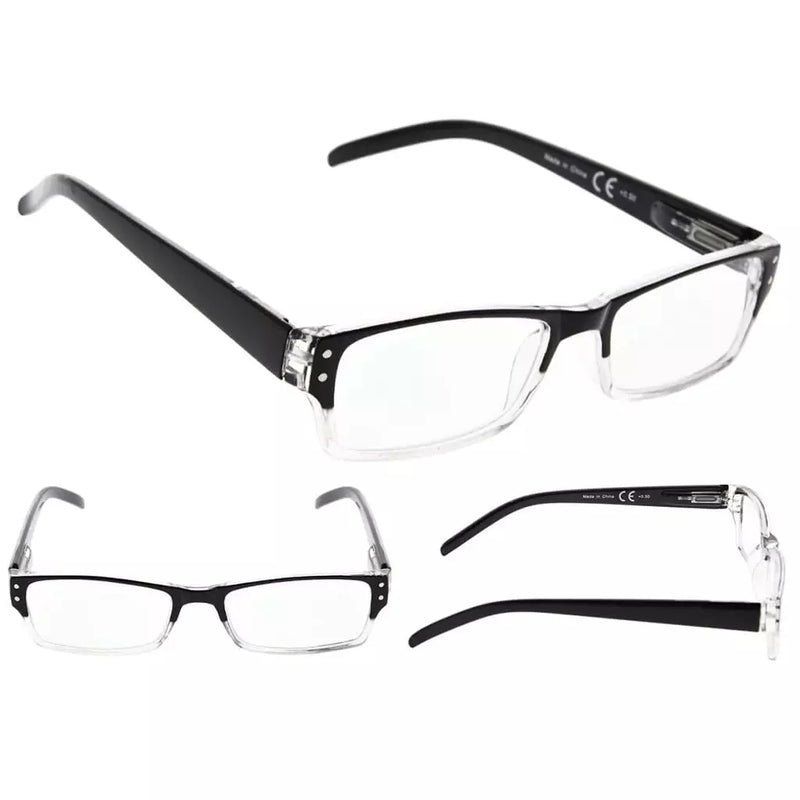 eyekeeper.com 4 Pack Classic Reading Glasses R012-A Eyeglasses White Smoke 4 Pairs Mix / +0.50,4 Pairs Mix / +0.75,4 Pairs Mix / +1.00,4 Pairs Mix / +1.25,4 Pairs Mix / +1.50,4 Pairs Mix / +1.75,4 Pairs Mix / +2.00,4 Pairs Mix / +2.25,4 Pairs Mix / +2.50,4 Pairs Mix / +2.75,4 Pairs Mix / +3.00,4 Pairs Mix / +3.50,4 Pairs Mix / +