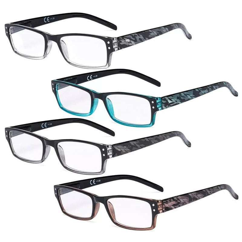 eyekeeper.com 4 Pack Classic Reading Glasses R012B Eyeglasses White Smoke 4 Pairs Mix / +0.50,4 Pairs Mix / +0.75,4 Pairs Mix / +1.00,4 Pairs Mix / +1.25,4 Pairs Mix / +1.50,4 Pairs Mix / +1.75,4 Pairs Mix / +2.00,4 Pairs Mix / +2.50,4 Pairs Mix / +2.75,4 Pairs Mix / +3.00,4 Pairs Mix / +3.25,4 Pairs Mix / +3.50,4 Pairs Mix / +