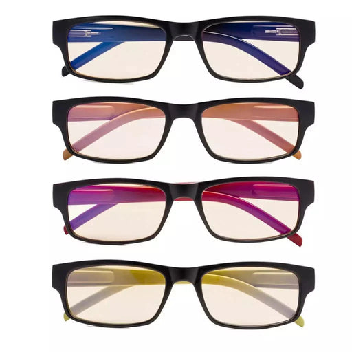 eyekeeper.com 4 Pack Classic Rectangle Blue Light Filter Reading Glasses CG054 Eyeglasses White Smoke 4 Pairs Mix / without magnification,4 Pairs Mix / +0.75,4 Pairs Mix / +1.00,4 Pairs Mix / +1.50,4 Pairs Mix / +2.00,4 Pairs Mix / +2.50,4 Pairs Mix / +3.00,4 Pairs Mix / +3.50,4 Pairs Mix / +4.00