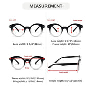 eyekeeper.com 4 Pack Classic Round Bifocal Reading Glasses BR2032 Eyeglasses White Smoke 4 Pairs Mix / +1.00,4 Pairs Mix / +1.50,4 Pairs Mix / +2.00,4 Pairs Mix / +2.50,4 Pairs Mix / +3.00,4 Pairs Mix / +3.50