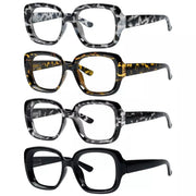 eyekeeper.com 4 Pack Classic Thicker Frame Reading Glasses Newish Readers R2035 Eyeglasses White Smoke 4 Pairs Mix / without magnification,4 Pairs Mix / +0.50,4 Pairs Mix / +0.75,4 Pairs Mix / +1.00,4 Pairs Mix / +1.25,4 Pairs Mix / +1.50,4 Pairs Mix / +1.75,4 Pairs Mix / +2.00,4 Pairs Mix / +2.25,4 Pairs Mix / +2.50,4 Pairs Mix / +2.75,4 Pairs Mix / +3.00