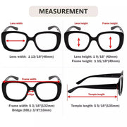 eyekeeper.com 4 Pack Classic Thicker Frame Reading Glasses Newish Readers R2035 Eyeglasses White Smoke 4 Pairs Mix / without magnification,4 Pairs Mix / +0.50,4 Pairs Mix / +0.75,4 Pairs Mix / +1.00,4 Pairs Mix / +1.25,4 Pairs Mix / +1.50,4 Pairs Mix / +1.75,4 Pairs Mix / +2.00,4 Pairs Mix / +2.25,4 Pairs Mix / +2.50,4 Pairs Mix / +2.75,4 Pairs Mix / +3.00