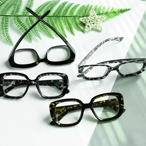eyekeeper.com 4 Pack Classic Thicker Frame Reading Glasses Newish Readers R2035 Eyeglasses White Smoke 4 Pairs Mix / without magnification,4 Pairs Mix / +0.50,4 Pairs Mix / +0.75,4 Pairs Mix / +1.00,4 Pairs Mix / +1.25,4 Pairs Mix / +1.50,4 Pairs Mix / +1.75,4 Pairs Mix / +2.00,4 Pairs Mix / +2.25,4 Pairs Mix / +2.50,4 Pairs Mix / +2.75,4 Pairs Mix / +3.00