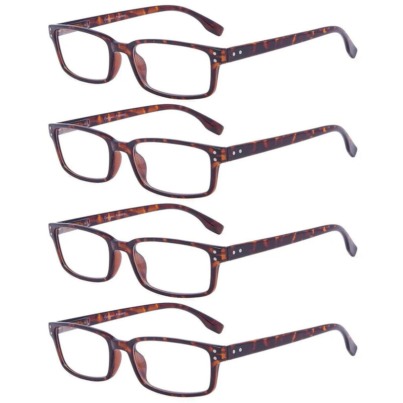 eyekeeper.com 4 Pack Classical Spring-Hinges Reading Glasses R097 Eyeglasses White Smoke Tortoise-4pcs / +0.50,Tortoise-4pcs / +0.75,Tortoise-4pcs / +1.00,Tortoise-4pcs / +1.25,Tortoise-4pcs / +1.50,Tortoise-4pcs / +1.75,Tortoise-4pcs / +2.00,Tortoise-4pcs / +2.25,Tortoise-4pcs / +2.50,Tortoise-4pcs / +2.75,Tortoise-4pcs / +3.50,Tortoise-4pcs
