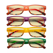 eyekeeper.com 4 Pack Colorful Blue Light Blocking Reading Glasses TM108D Eyeglasses White Smoke 4 Pairs Mix / without magnification,4 Pairs Mix / +0.50,4 Pairs Mix / +0.75,4 Pairs Mix / +1.00,4 Pairs Mix / +1.25,4 Pairs Mix / +1.50,4 Pairs Mix / +1.75,4 Pairs Mix / +2.00,4 Pairs Mix / +2.50,4 Pairs Mix / +3.00