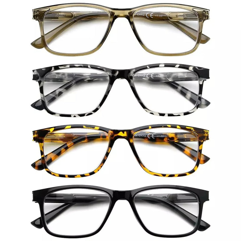 eyekeeper.com 4 Pack Design Reading Glasses Chic Readers R005N Eyeglasses White Smoke 4 Pairs Mix / +0.50,4 Pairs Mix / +0.75,4 Pairs Mix / +1.00,4 Pairs Mix / +1.25,4 Pairs Mix / +1.50,4 Pairs Mix / +1.75,4 Pairs Mix / +2.00,4 Pairs Mix / +2.50,4 Pairs Mix / +2.75,4 Pairs Mix / +3.00,4 Pairs Mix / +3.25,4 Pairs Mix / +3.50,4 Pairs Mix / +