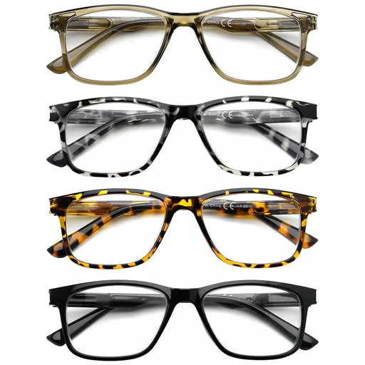 eyekeeper.com 4 Pack Design Reading Glasses Chic Readers R005N Eyeglasses White Smoke 4 Pairs Mix / +0.50,4 Pairs Mix / +0.75,4 Pairs Mix / +1.00,4 Pairs Mix / +1.25,4 Pairs Mix / +1.50,4 Pairs Mix / +1.75,4 Pairs Mix / +2.00,4 Pairs Mix / +2.50,4 Pairs Mix / +2.75,4 Pairs Mix / +3.00,4 Pairs Mix / +3.25,4 Pairs Mix / +3.50,4 Pairs Mix / +
