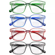 eyekeeper.com 4 Pack Double Color Frame Bifocal Reading Glasses BR2105 Eyeglasses White Smoke 4 Pairs Mix / +1.00,4 Pairs Mix / +1.50,4 Pairs Mix / +2.00,4 Pairs Mix / +2.50,4 Pairs Mix / +3.00