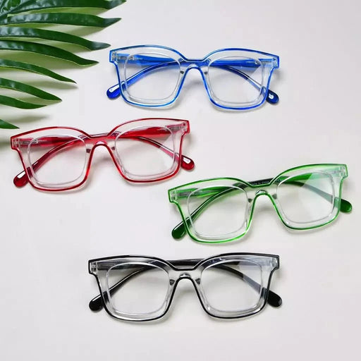 eyekeeper.com 4 Pack Double Color Frame Bifocal Reading Glasses BR2105 Eyeglasses Lavender 4 Pairs Mix / +1.00,4 Pairs Mix / +1.50,4 Pairs Mix / +2.00,4 Pairs Mix / +2.50,4 Pairs Mix / +3.00