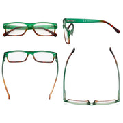 eyekeeper.com 4 Pack Reading Glasses R108D Eyeglasses White Smoke 4 Pairs Mix / +0.50,4 Pairs Mix / +0.75,4 Pairs Mix / +1.00