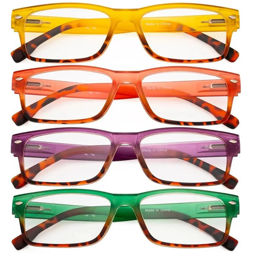 eyekeeper.com 4 Pack Reading Glasses R108D Eyeglasses White Smoke 4 Pairs Mix / +0.50,4 Pairs Mix / +0.75,4 Pairs Mix / +1.00