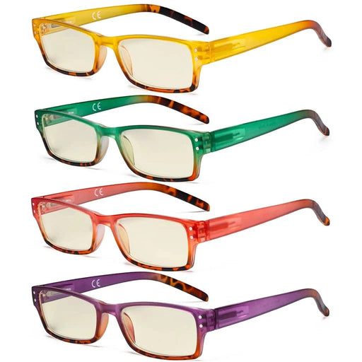 eyekeeper.com 4 Pack Fashion Blue Light Filter Reading Glasses UVR012D Eyeglasses White Smoke 4 Pairs Mix / without magnification,4 Pairs Mix / +0.50,4 Pairs Mix / +0.75,4 Pairs Mix / +1.00,4 Pairs Mix / +1.25,4 Pairs Mix / +1.50,4 Pairs Mix / +1.75,4 Pairs Mix / +2.00,4 Pairs Mix / +2.50,4 Pairs Mix / +3.00