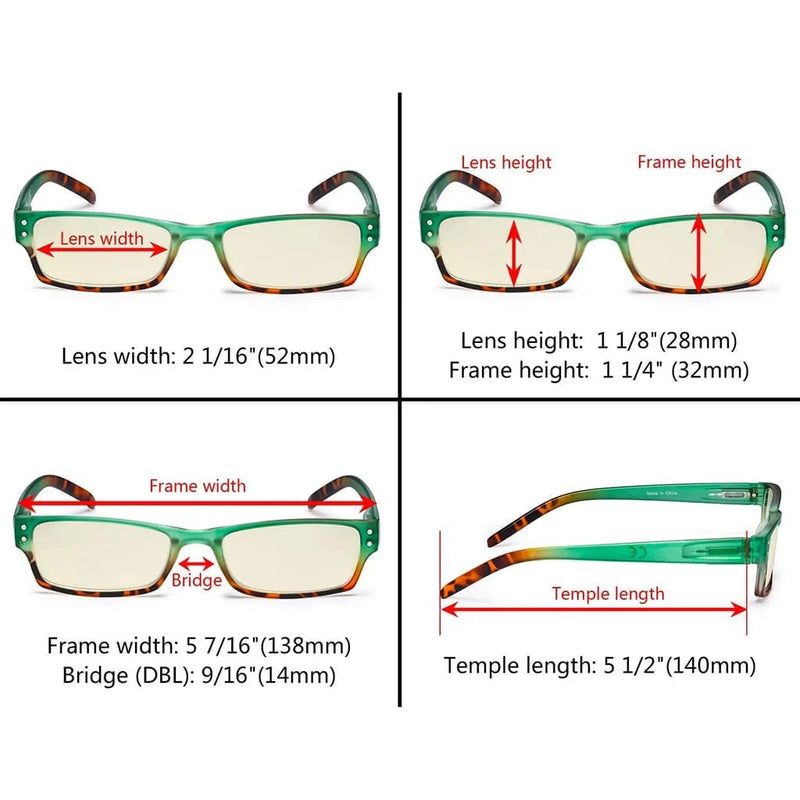 eyekeeper.com 4 Pack Fashion Blue Light Filter Reading Glasses UVR012D Eyeglasses White Smoke 4 Pairs Mix / without magnification,4 Pairs Mix / +0.50,4 Pairs Mix / +0.75,4 Pairs Mix / +1.00,4 Pairs Mix / +1.25,4 Pairs Mix / +1.50,4 Pairs Mix / +1.75,4 Pairs Mix / +2.00,4 Pairs Mix / +2.50,4 Pairs Mix / +3.00