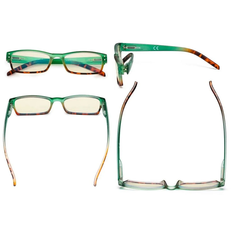 eyekeeper.com 4 Pack Fashion Blue Light Filter Reading Glasses UVR012D Eyeglasses White Smoke 4 Pairs Mix / without magnification,4 Pairs Mix / +0.50,4 Pairs Mix / +0.75,4 Pairs Mix / +1.00,4 Pairs Mix / +1.25,4 Pairs Mix / +1.50,4 Pairs Mix / +1.75,4 Pairs Mix / +2.00,4 Pairs Mix / +2.50,4 Pairs Mix / +3.00